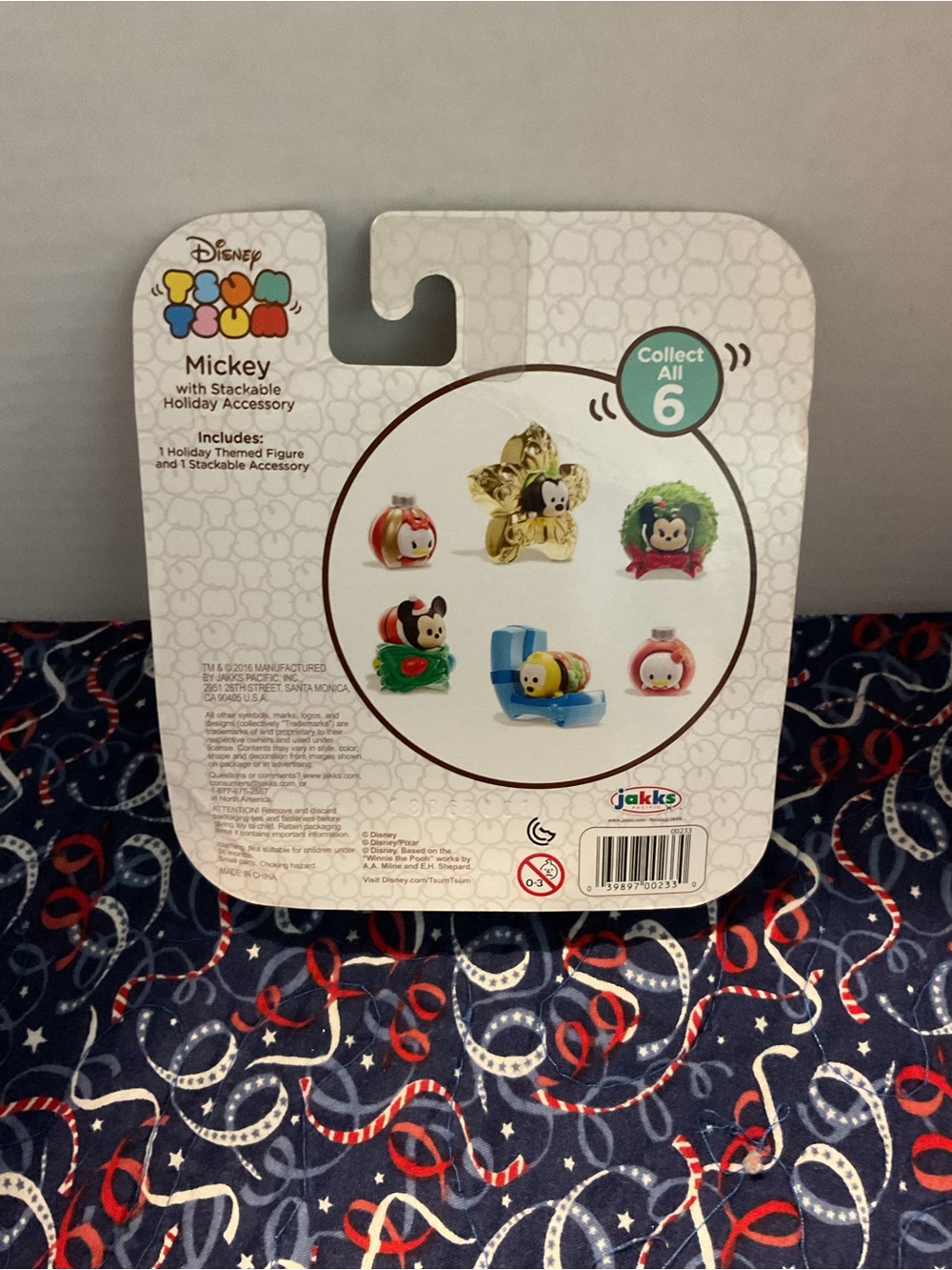 Disney tsum tsum Mickey with stackable holiday accessory. - Picture 2 of 2